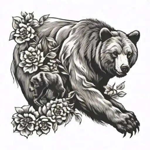 Bear And Wolf And Bumblebee