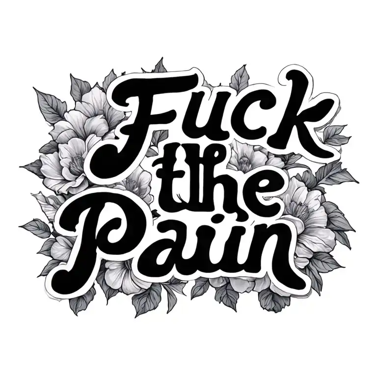 Fuck The Pain Quote