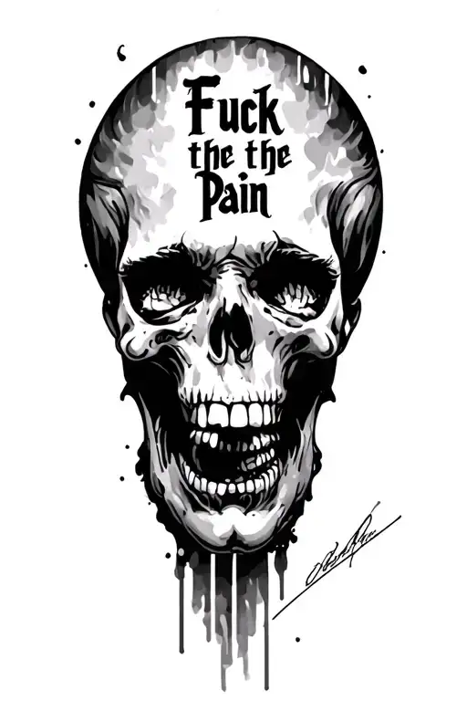 Fuck The Pain Quote