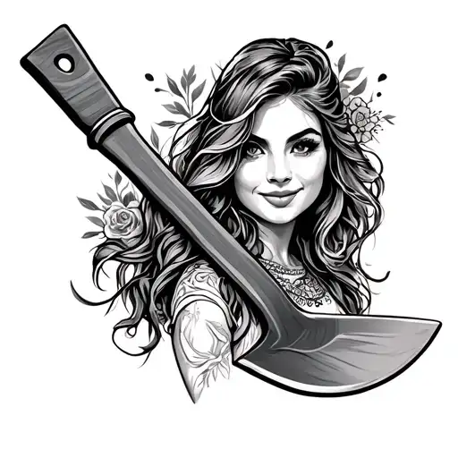 Shovel Best Friend Tattoo Women