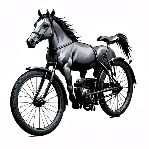 Horse Or Bike Minimal