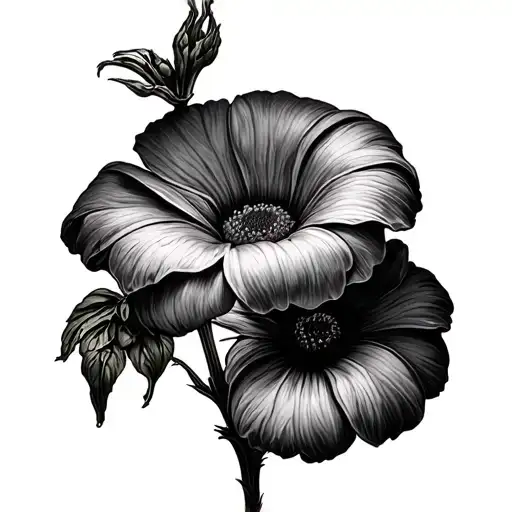 Daisy And Morning Glory