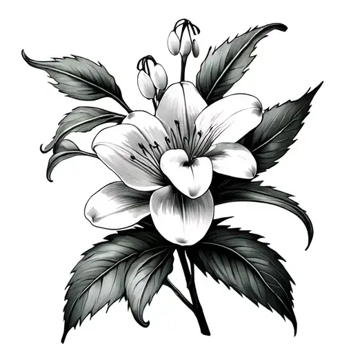 Lily Of The Valley And Hawthorn