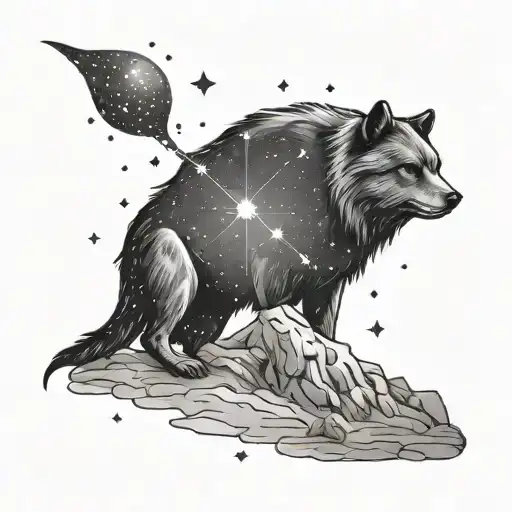 Big Dipper And Little Dipper Constellation