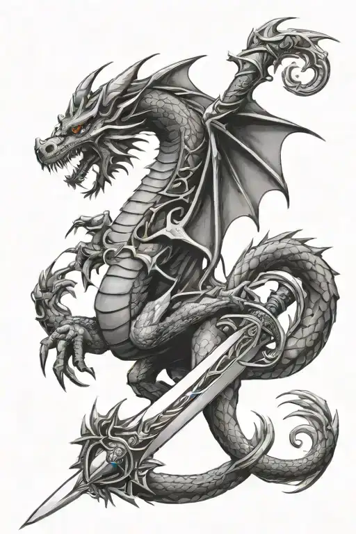 Dragon And Sword