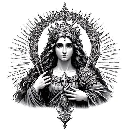 Marry Mother Of God As A Warrior Queen