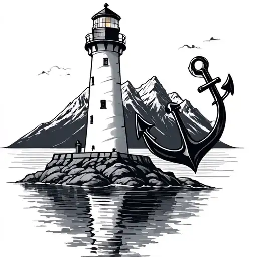 Lighthouse Mountains Anchor Hudson