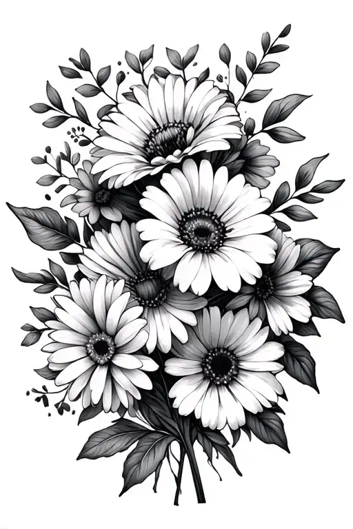 August March And July Birth Flower Bouquet