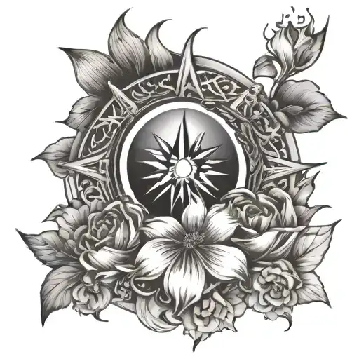 Flower Sun Sagittarius