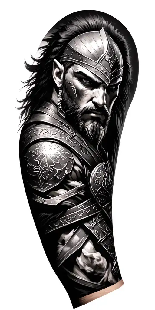 Warrior Theme Arm Sleeve
