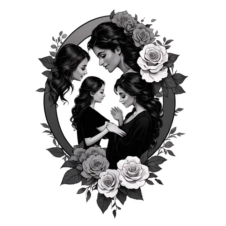 Family Members Intertwined