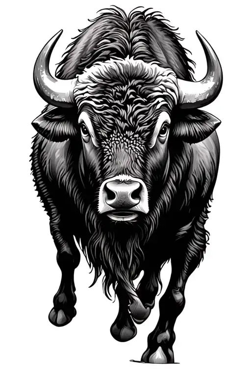 Buffalo Running