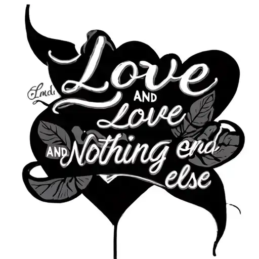 Love And Love And Nothing Else