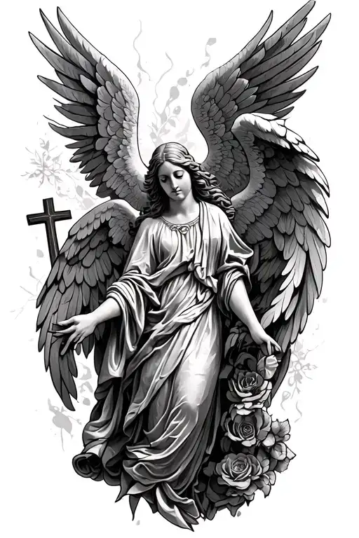 Angel And Cross