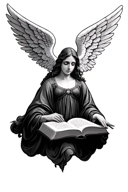 Angel And Bible
