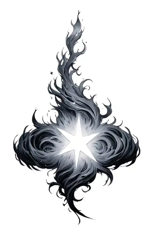 Stars In Tail Made Of Fog