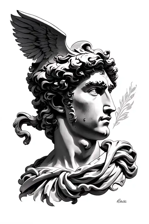 Greek God Apollo Portrait