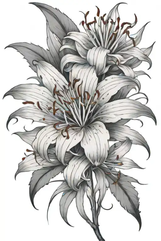 Red Spider Lily Black Dragon