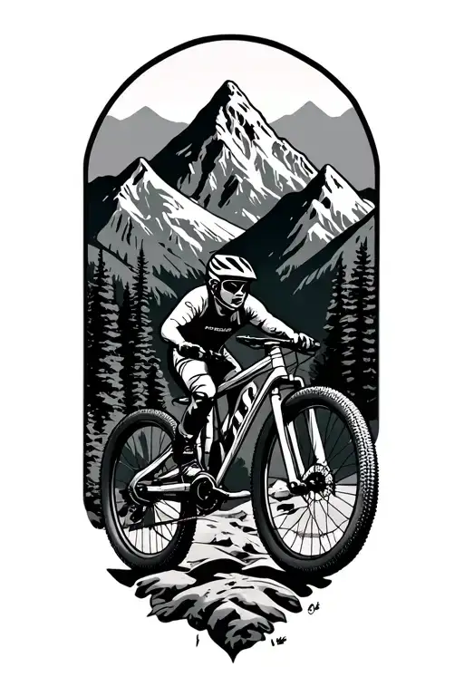 Mountains At Mountain Bikes