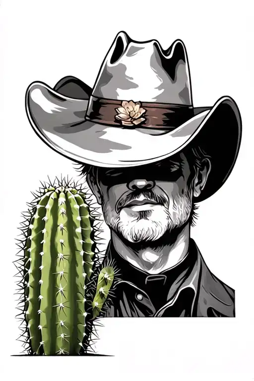 Cactus With Cowboy Hat