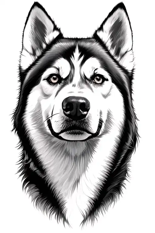 Husky Face Made