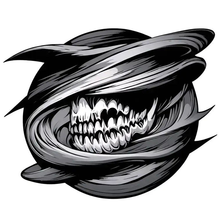 Bio Mechanical Horizontal Stripes