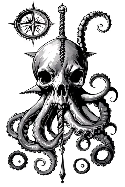 Kraken Sailor Compass