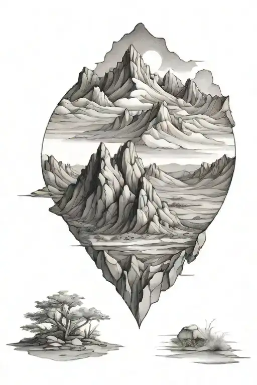 Mountain Desert Landscape