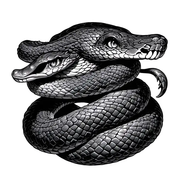 Snake And Words Life Goes On So Live Life As Its Your Last Day