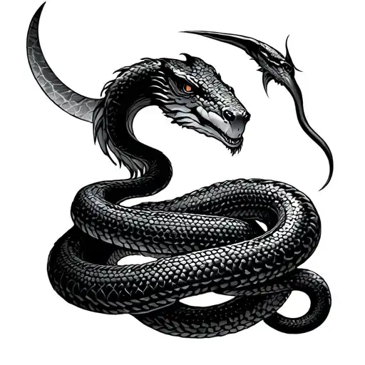 Sagittarius With Snake