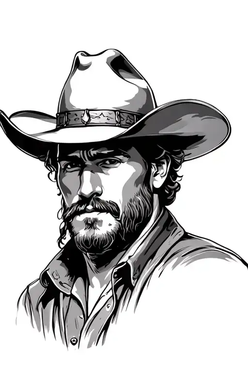 Cowboy Western Realism Style