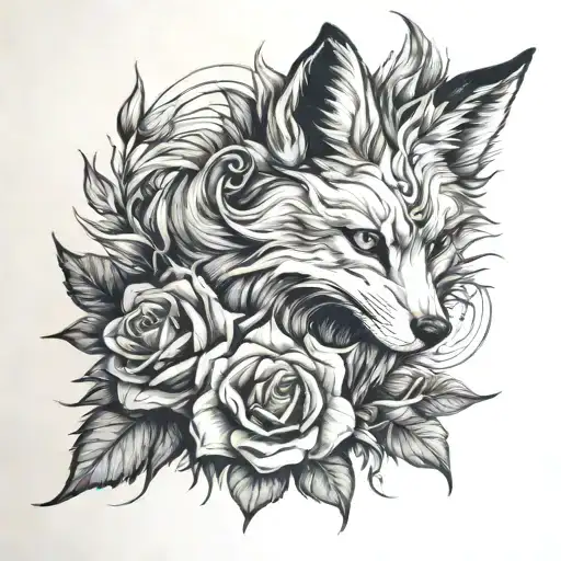 Thorn Fox And Rose