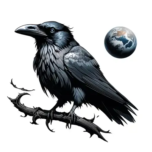 Raven Planet Blackened