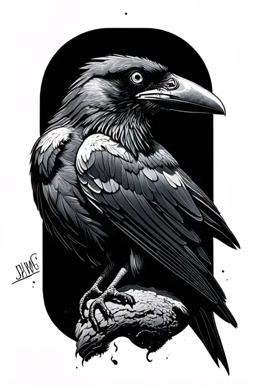 Raven Planet Earth Blackened