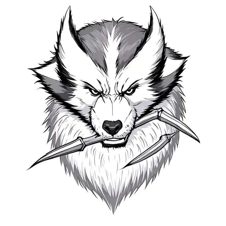 A Gentle Wolverine Animal In The Wild Showing Its Claws