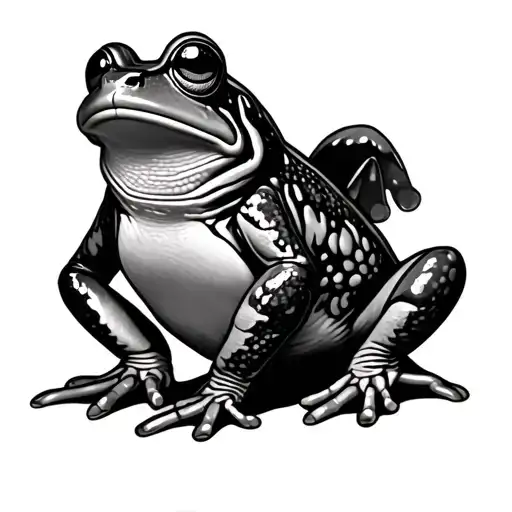 Spooky Frog With Halloween Costume