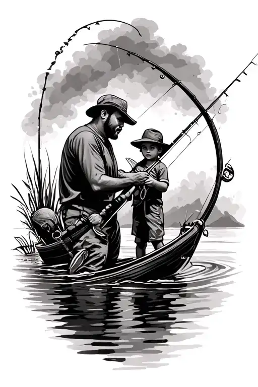 Father Son Fishing