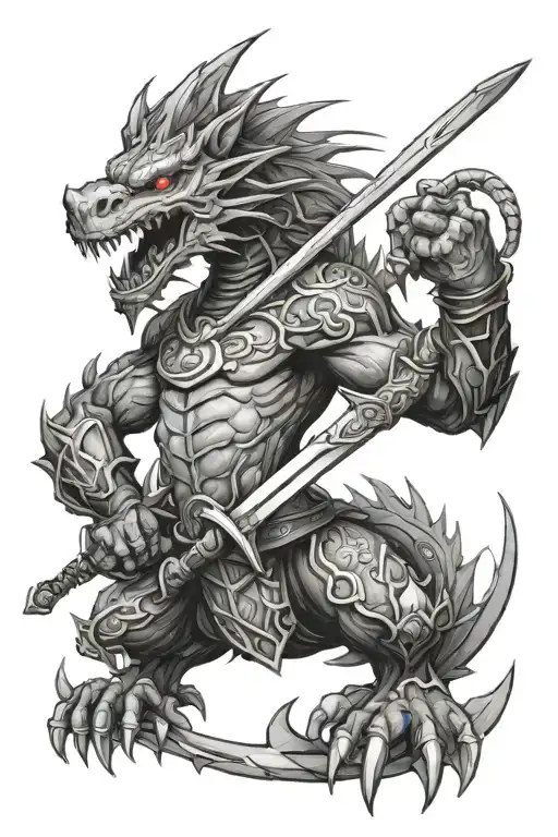 Drgaon And Sword