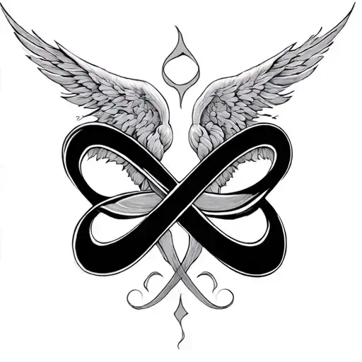 Patience And Infinity Symbol Intertwined