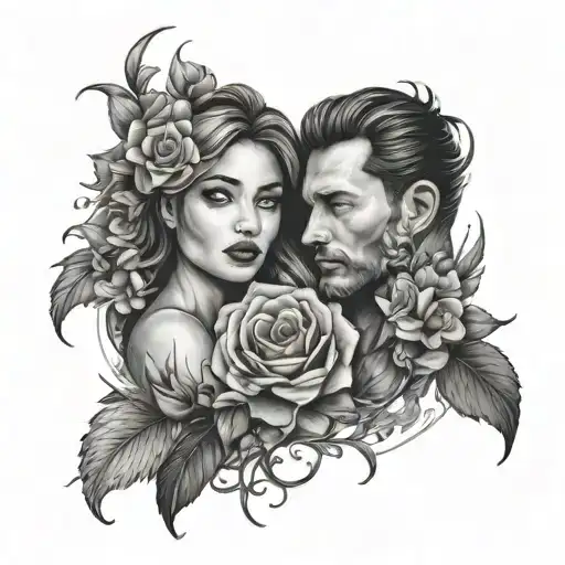 Black Grey Style Couple