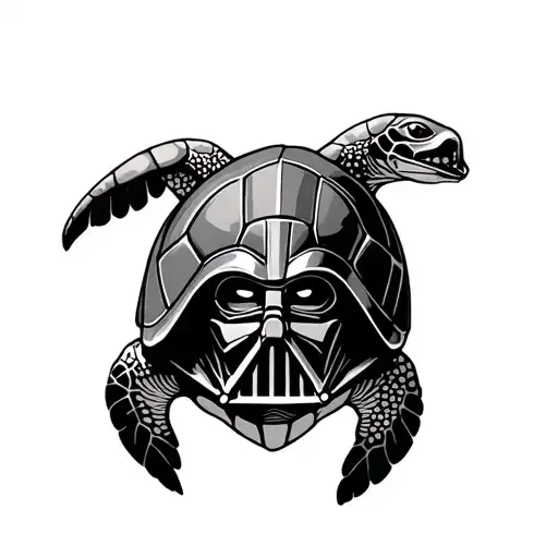Sea Turtle Darth Vader