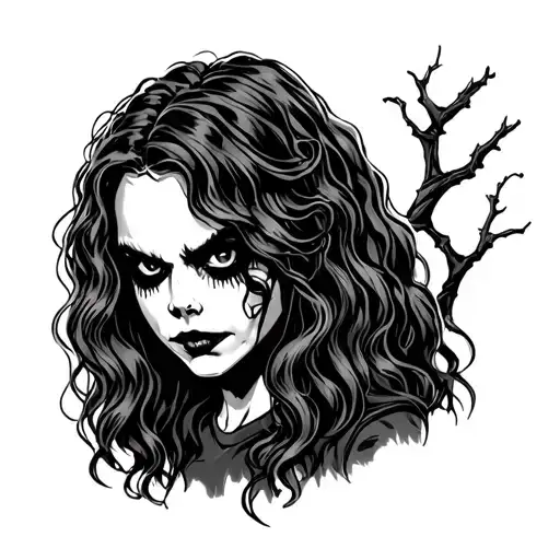 Carrie Horror Cartoon Character