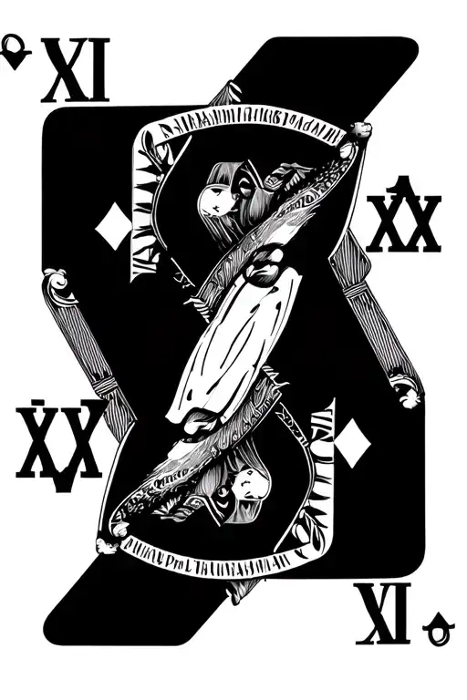 Playing Cards With Roman Numerals Representing Important Dates