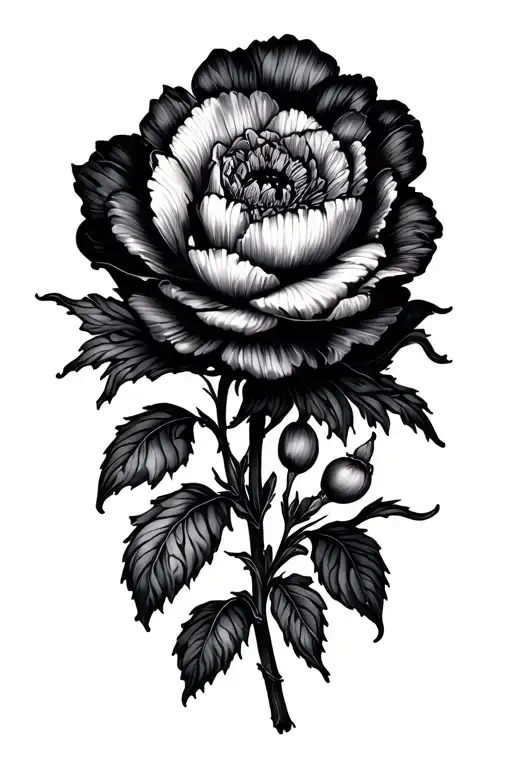 Poetic Flower Tatoo Inspired