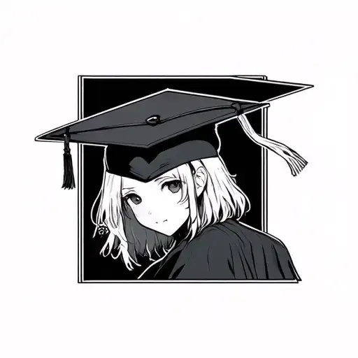 Graduation Album Cover With One Ouece Anime