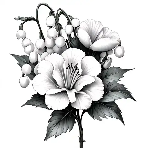 Carnation And Lily Of Valley