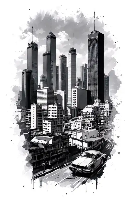 Ho Chi Minh City Skyline In The Background