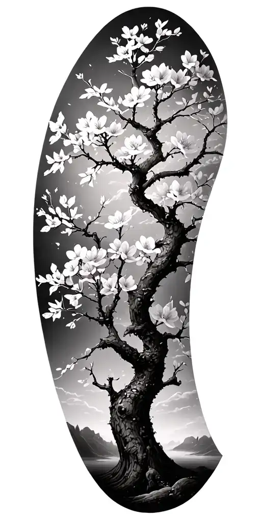Cherry Blossom Tree Growing