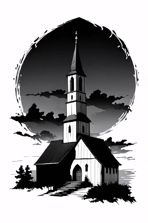 Church Silhouette