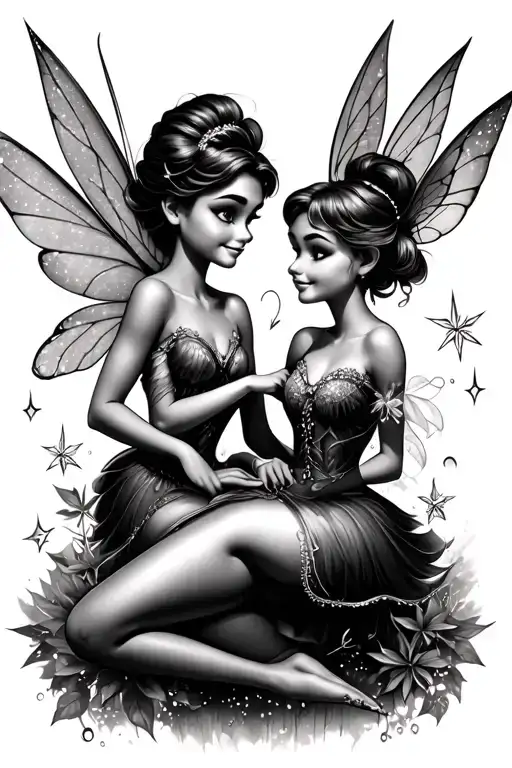 Tinker Bell And Pixie Dust